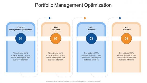 Portfolio Management Optimization In Powerpoint And Google Slides Cpb