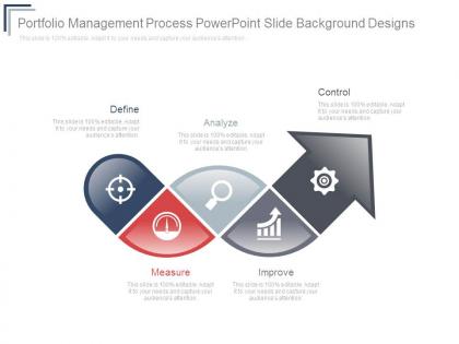 Portfolio management process powerpoint slide background designs