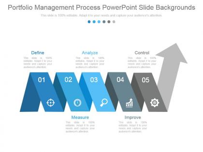 Portfolio management process powerpoint slide backgrounds