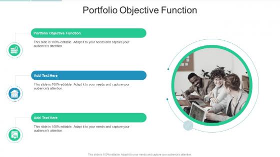 Portfolio Objective Function In Powerpoint And Google Slides Cpb