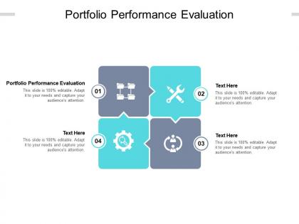 Portfolio performance evaluation ppt powerpoint presentation outline brochure cpb