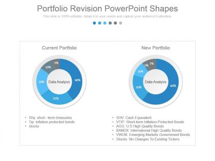 Portfolio revision powerpoint shapes