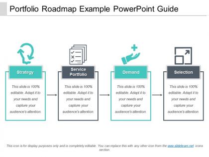 Portfolio roadmap example powerpoint guide