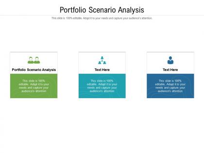 Portfolio scenario analysis ppt powerpoint presentation portfolio diagrams cpb