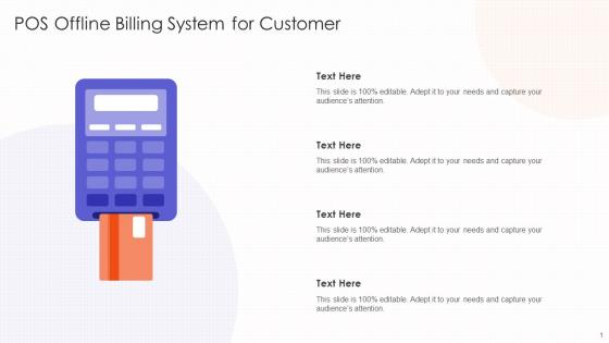 POS Offline Billing System For Customer