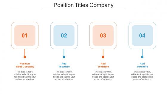 Position Titles Company Ppt Powerpoint Presentation Slides Professional Cpb