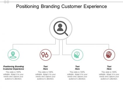 Positioning branding customer experience ppt powerpoint presentation model slides cpb