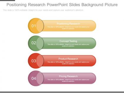Positioning research powerpoint slides background picture