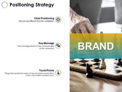 Positioning strategy touch points ppt powerpoint presentation gallery outfit