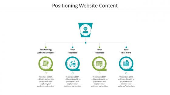 Positioning website content ppt powerpoint presentation gallery aids cpb