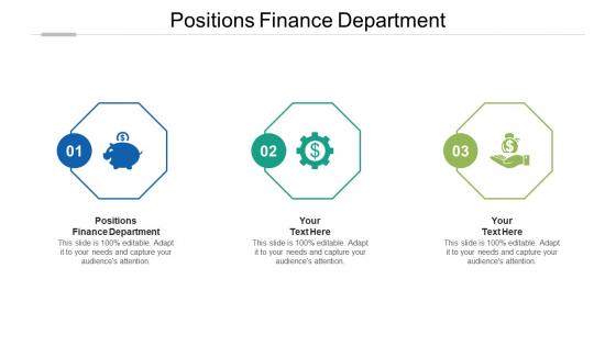Positions finance department ppt powerpoint presentation professional shapes cpb