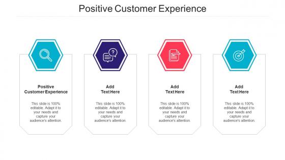 Positive Customer Experience Ppt Powerpoint Presentation File Master Slide Cpb