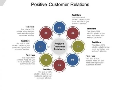 Positive customer relations ppt powerpoint presentation show demonstration cpb