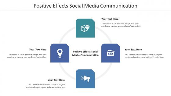 Positive Effects Social Media Communication Ppt Powerpoint Presentation Pictures Inspiration Cpb