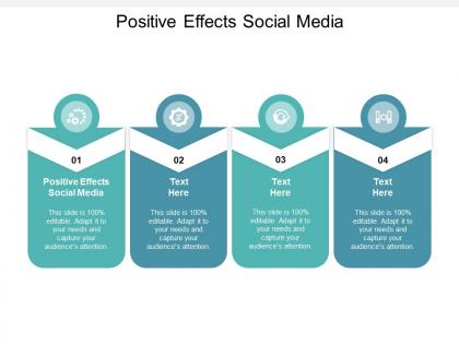Positive effects social media ppt powerpoint presentation portfolio format ideas cpb