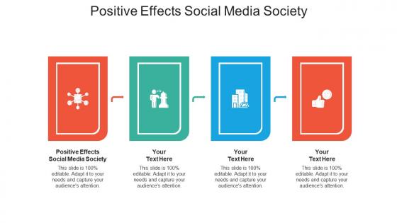 Positive effects social media society ppt powerpoint presentation pictures files cpb