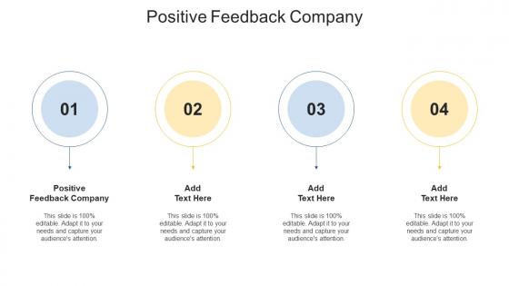 Positive Feedback Company Ppt Powerpoint Presentation Portfolio Graphics Template Cpb