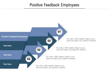 Positive feedback employees ppt powerpoint presentation outline visual aids cpb
