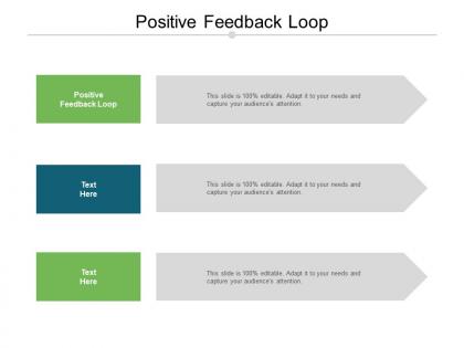 Positive feedback loop ppt powerpoint presentation file infographics cpb