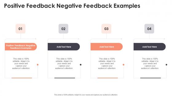 Positive Feedback Negative Feedback Examples In Powerpoint And Google Slides Cpb