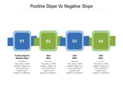 Positive slope vs negative slope ppt powerpoint presentation infographics themes cpb