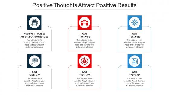 Positive Thoughts Attract Positive Results Ppt Powerpoint Presentation Summary Cpb
