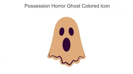 Possession Horror Ghost Colored Icon In Powerpoint Pptx Png And Editable Eps Format