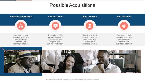 Possible Acquisitions In Powerpoint And Google Slides Cpb
