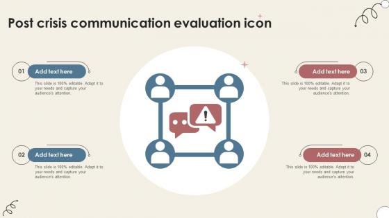 Post Crisis Communication Evaluation Icon