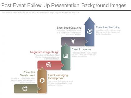 Post event follow up presentation background images