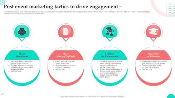 Post Event Marketing Tactics To Drive Engagement