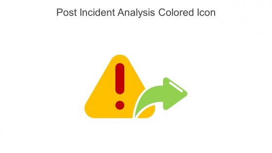 Post Incident Analysis Colored Icon In Powerpoint Pptx Png And Editable Eps Format