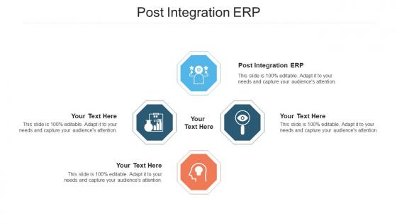 Post Integration ERP Ppt Powerpoint Presentation Pictures Smartart Cpb