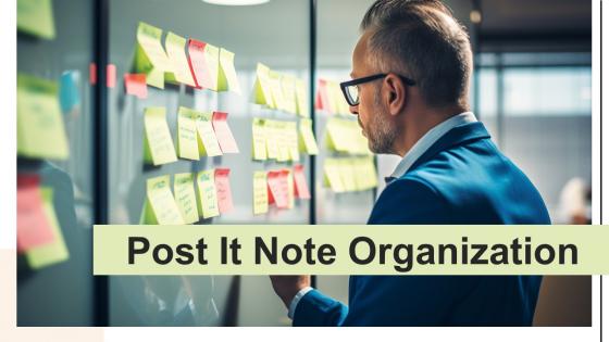Post It Note Organization Powerpoint Presentation And Google Slides ICP