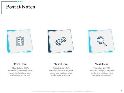 Post it notes audiences attention asset ppt powerpoint presentation inspiration