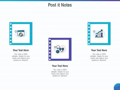 Post it notes capture m1843 ppt powerpoint presentation slides summary