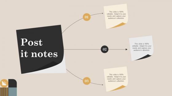 Post It Notes Continuous Improvement Plan For Sales Growth Ppt Slides Guide
