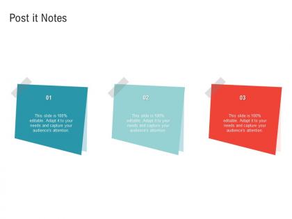 Post it notes embedding vendor performance improvement plan ppt topics