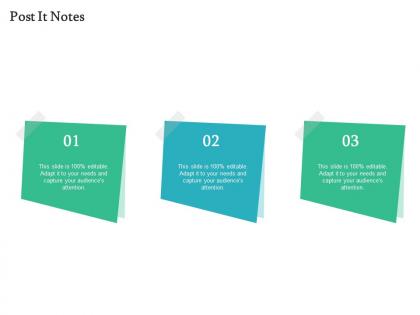 Post it notes handling customer churn prediction golden opportunity ppt structure