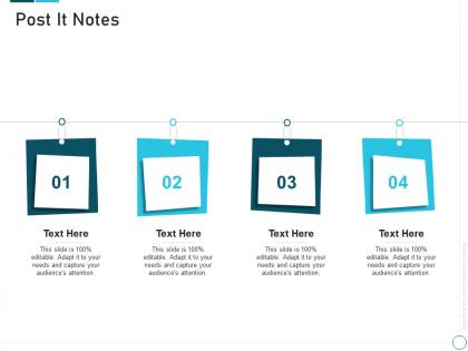 Post it notes private investor round funding ppt inspiration layouts