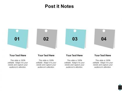 Post it notes process management c205 ppt powerpoint presentation outline inspiration