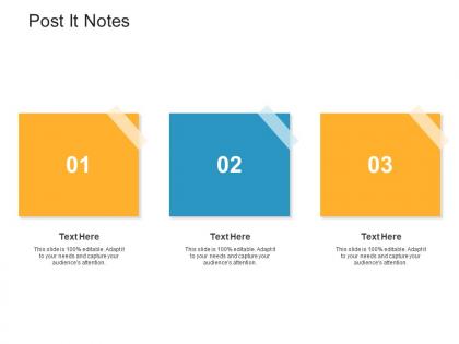 Post it notes raise funding bridge financing investment ppt professional