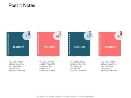 Post it notes rise employee turnover rate it company ppt gallery introduction
