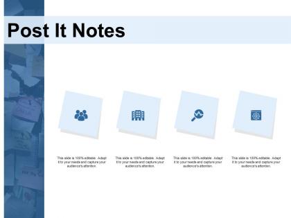 Post it notes strategy k209 ppt powerpoint presentation template portfolio