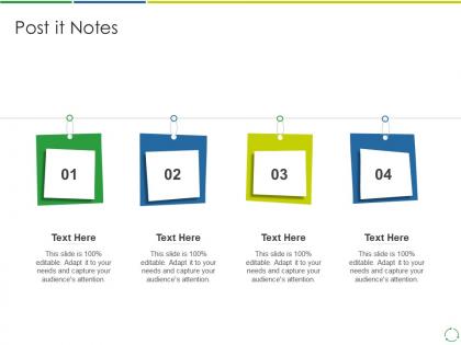 Post it notes treating developing and management of new ways ppt download