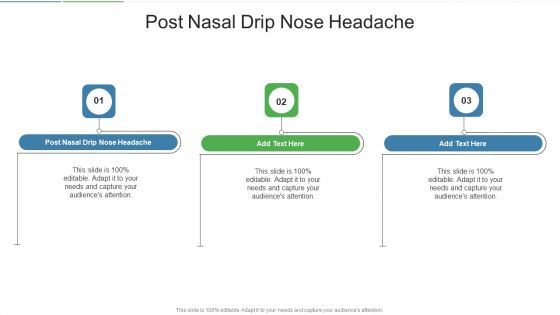 Post Nasal Drip Nose Headache In Powerpoint And Google Slides Cpb