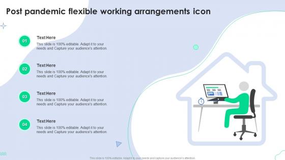 Post Pandemic Flexible Working Arrangements Icon