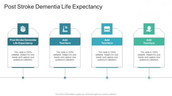 Post Stroke Dementia Life Expectancy In Powerpoint And Google Slides Cpb
