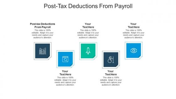 Post tax deductions from payroll ppt powerpoint presentation gallery graphics cpb