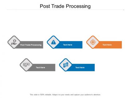 Post trade processing ppt powerpoint presentation portfolio layout cpb